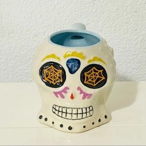 NU Halloween Dia De Los Muertos Mexican sugar skull large mug coffee cup 25oz
